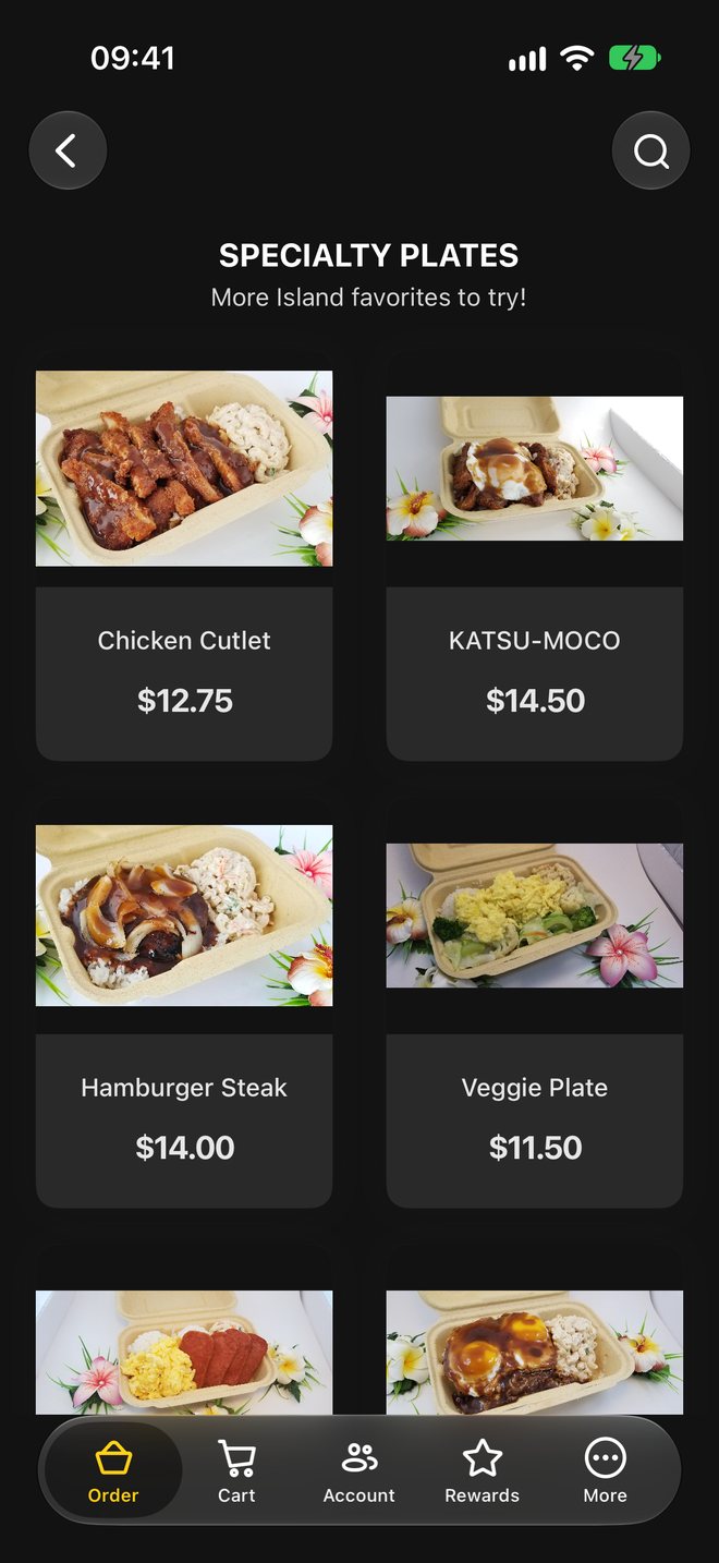 Roxy's specialty plates